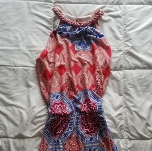 Maggie London halter dress, lined
